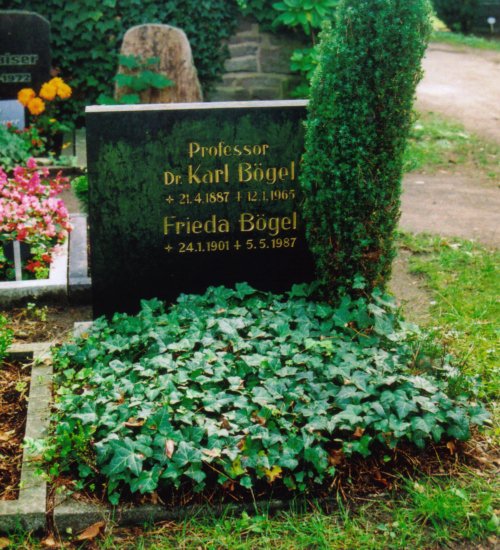 Grab von K. Boegel /
Grave of K. Boegel