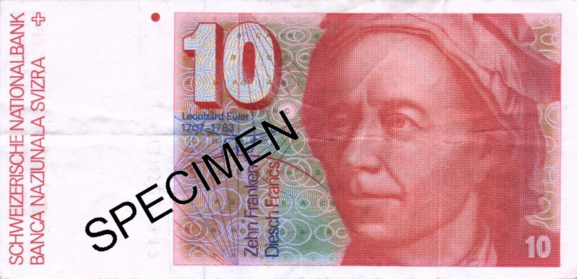 10 SFr Banknote