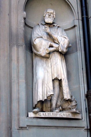 Statue von Galileo Galilei / 
Statue of Galileo Galilei