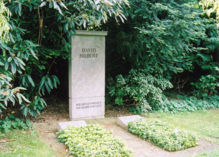 Grab von David Hilbert /
Grave of David Hilbert