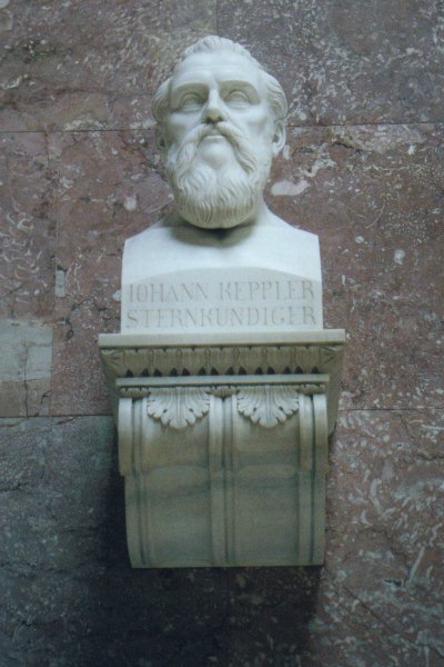 Bueste von J. Kepler /
bust of J. Kepler