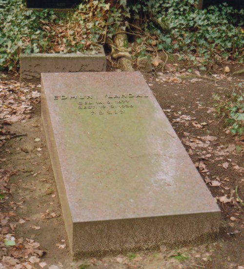 Grab von Edmund Landau /
Grave of Edmund Landau