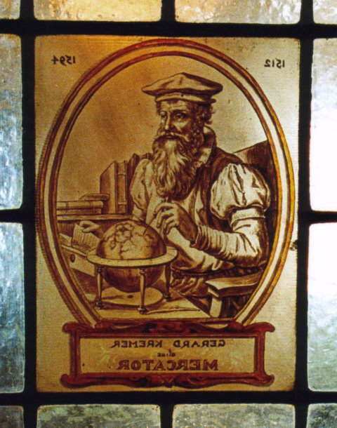 Bildnis von G. Mercator /
Picture of G. Mercator