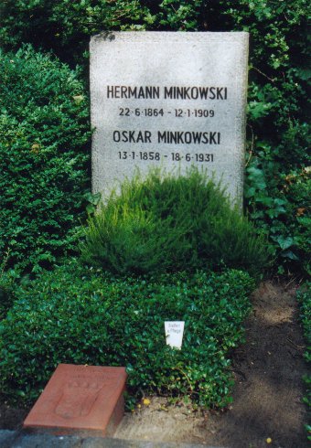 Grab von Hermann Minkowski /
Grave of Hermann Minkowski