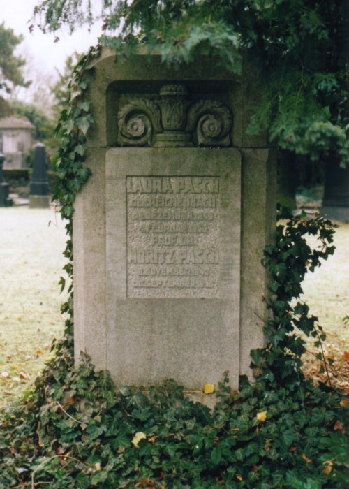 Grab von Moritz Pasch /
Grave of Moritz Pasch