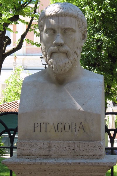 Bueste von Pythagoras /
Bust of Pythagoras