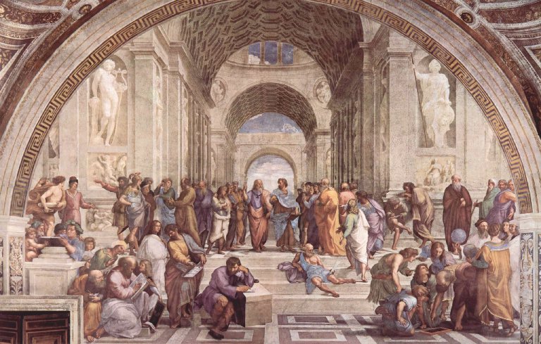 Freske 'Die Schule von Athen' /
Fresco 'The School of Athens'