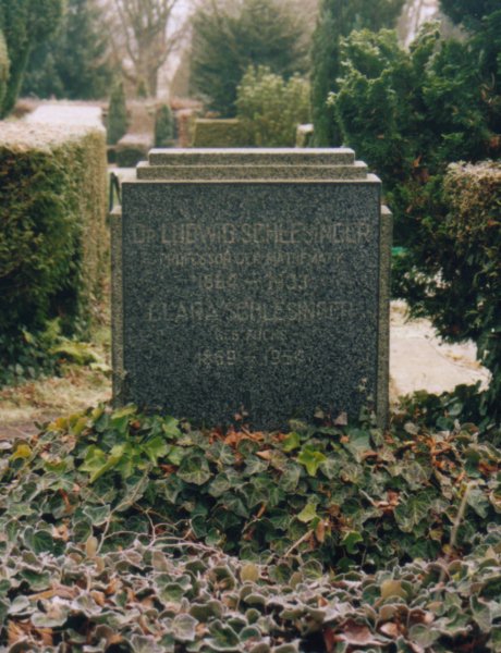 Grab von Ludwig Schlesinger /
Grave of Ludwig Schlesinger