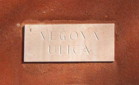 Strassenschild zu J. Vega /
Street-sign related to J. Vega