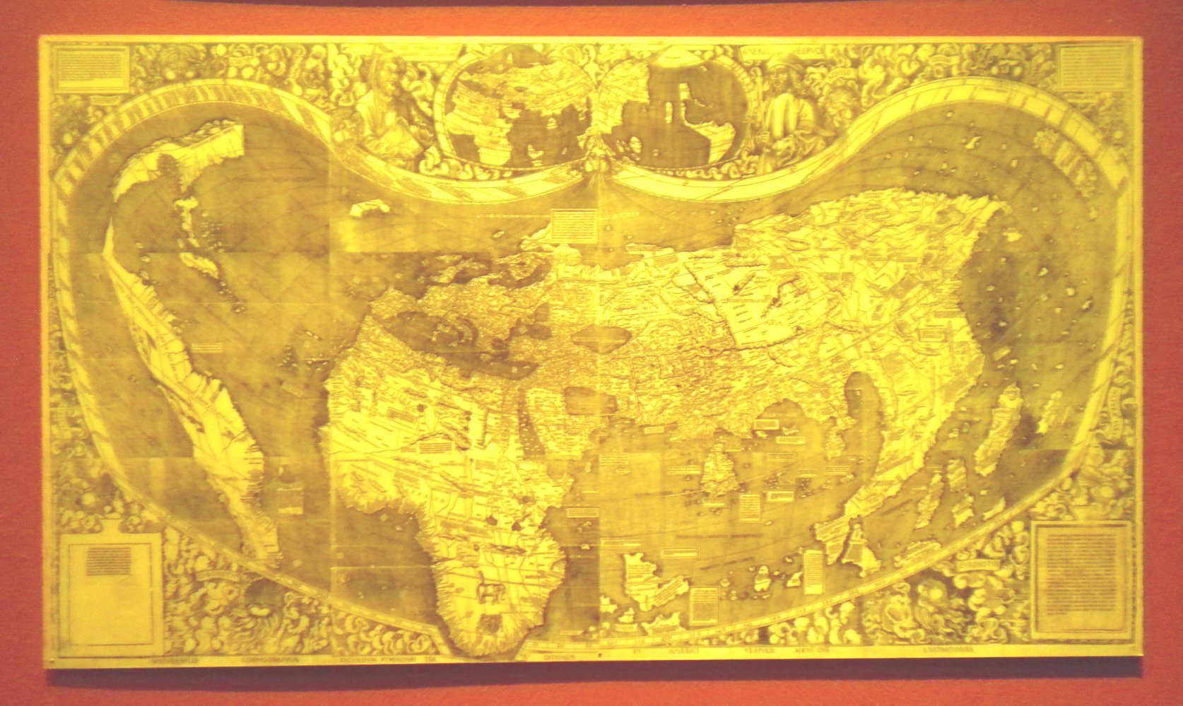 Weltkarte /
World map.