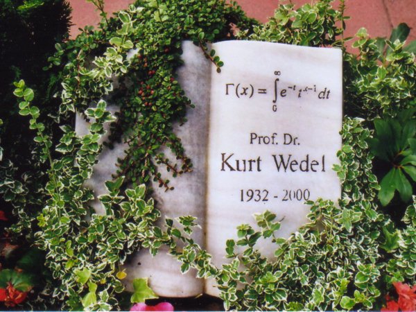 Grabschrift fuer K. Wedel /
Grave inscription for K. Wedel